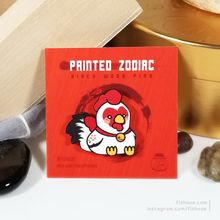 Load image into Gallery viewer, Painted Zodiac Wood Pins
