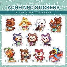 Load image into Gallery viewer, Animal Crossing NPC Vinyl Stickers [3 in]
